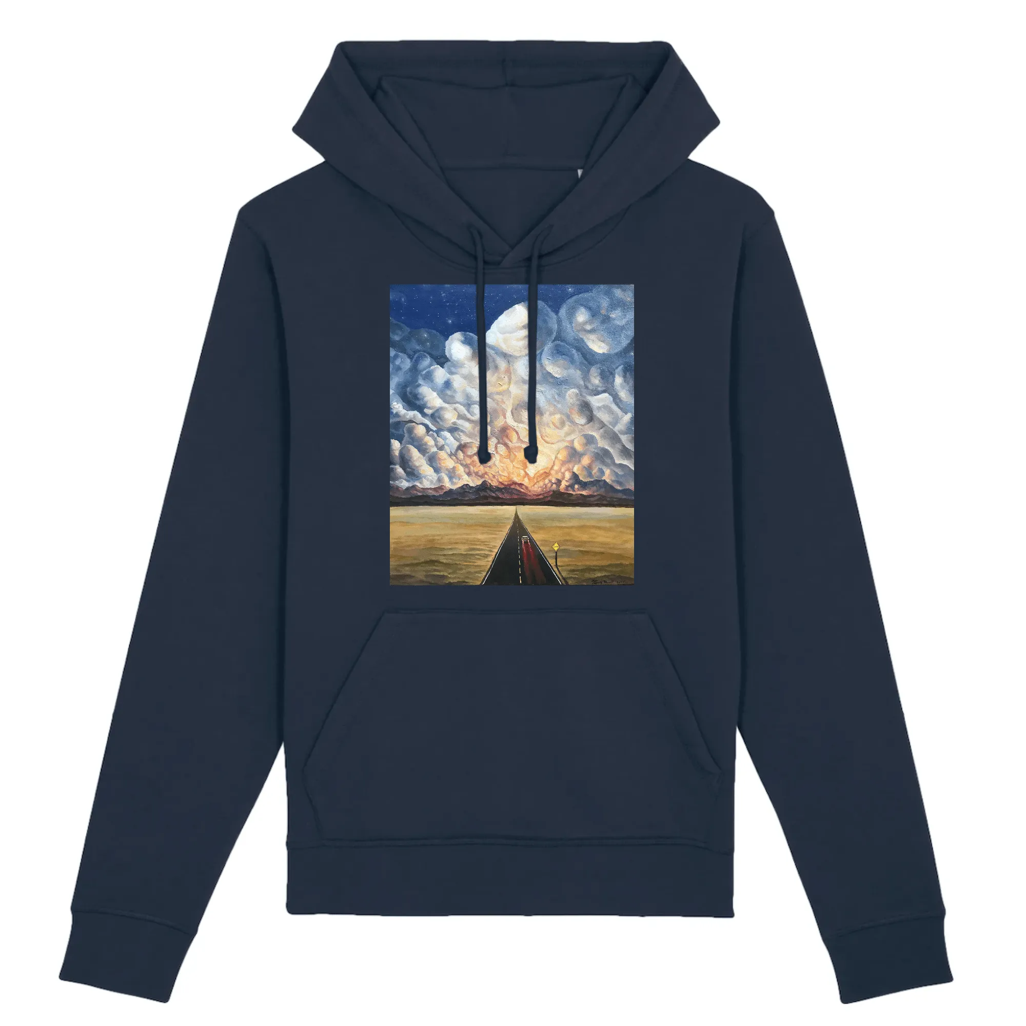 Graphic Hoodie - "Clouds" by Jack Downs