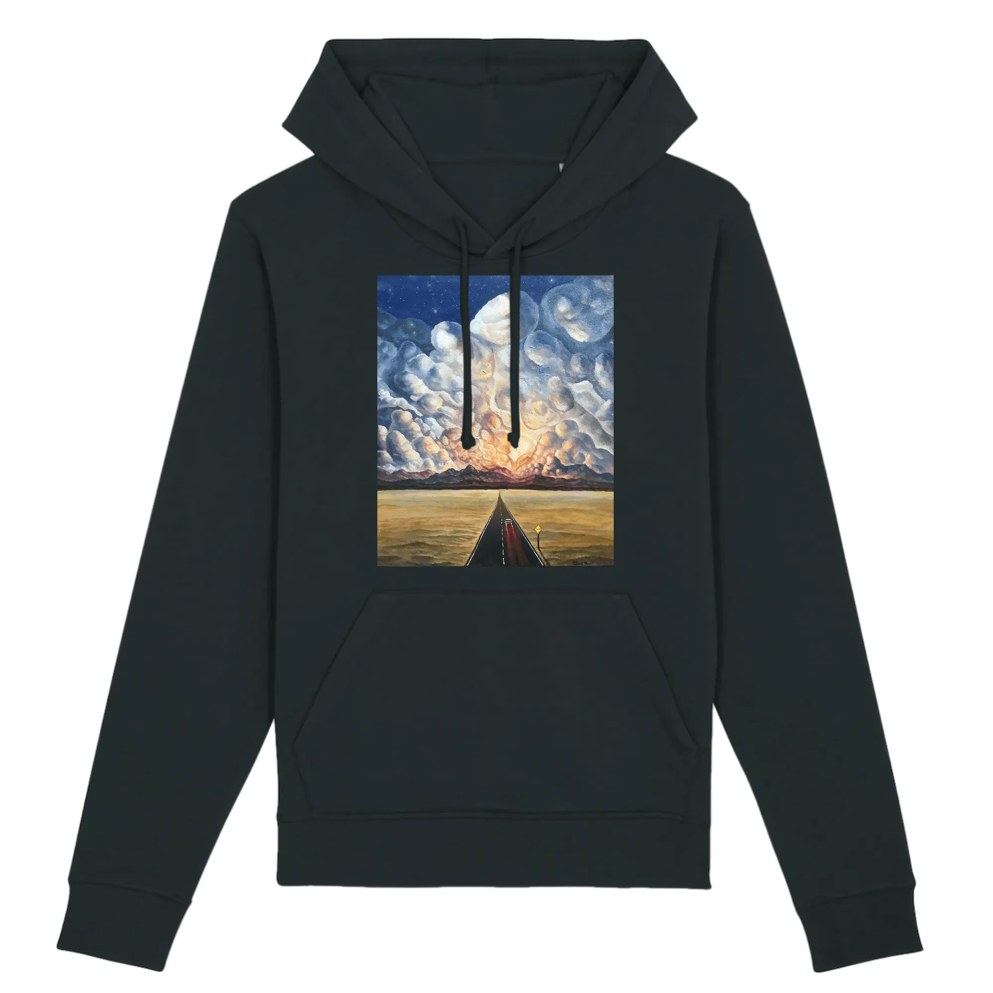 Graphic Hoodie - "Clouds" by Jack Downs
