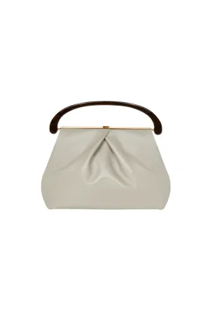 Green Folded Crisp Handle Bag