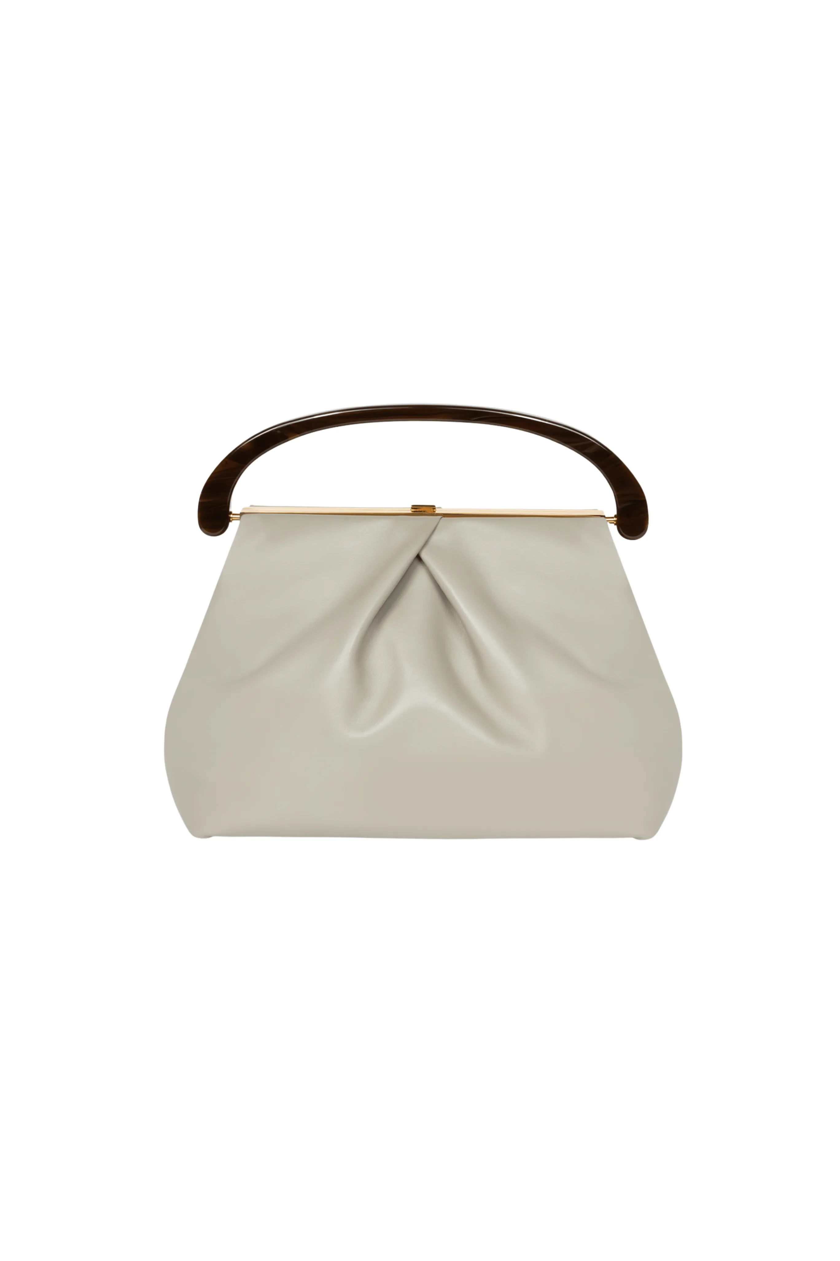 Green Folded Crisp Handle Bag