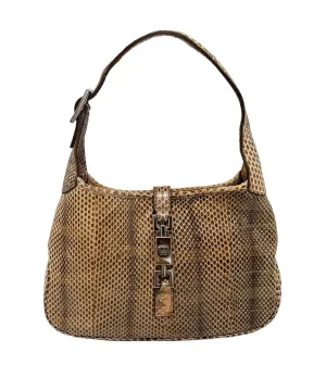 Gucci Brown Snakeskin Mini Jackie Bag