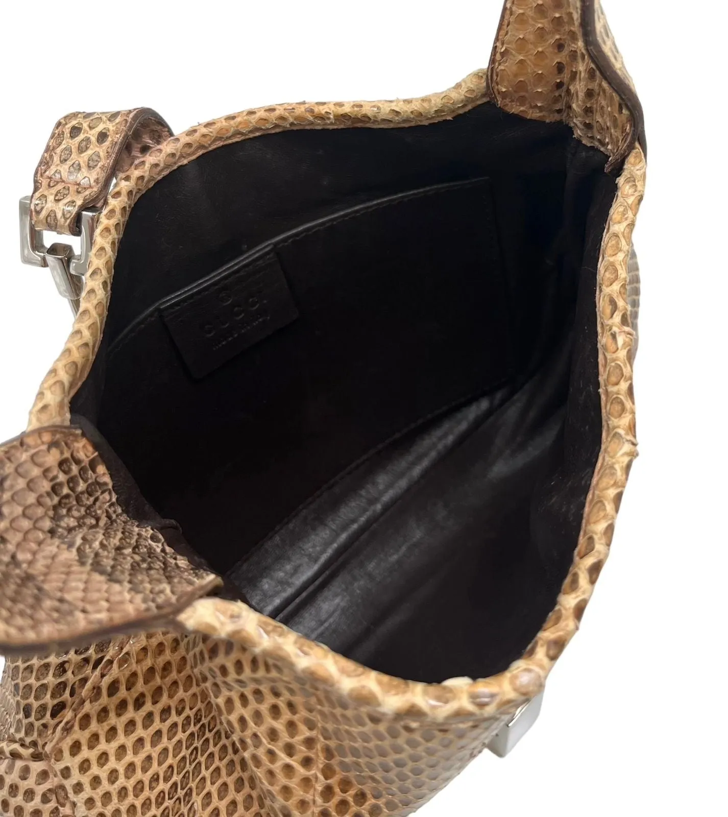 Gucci Brown Snakeskin Mini Jackie Bag