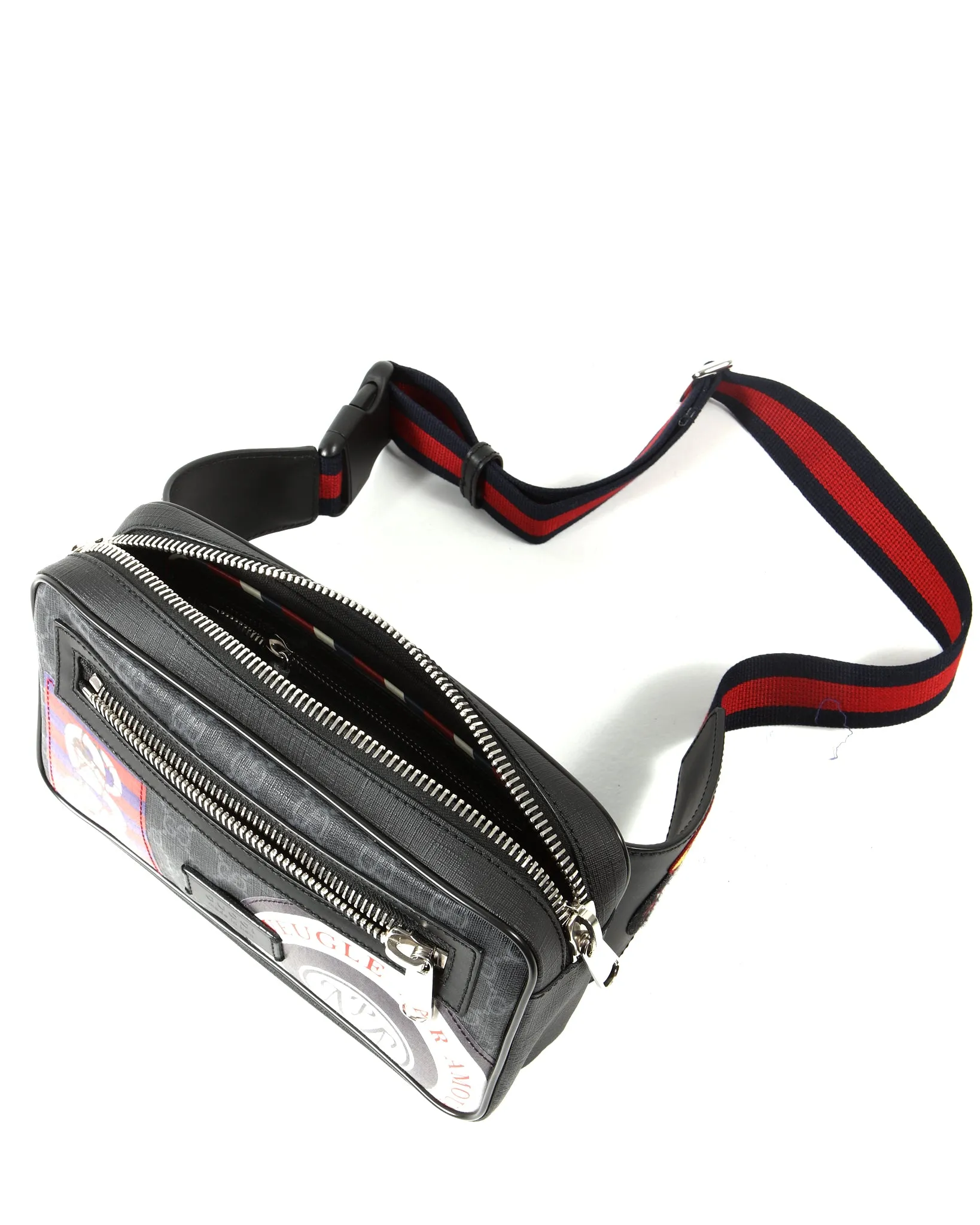 Gucci GG Supreme Night Courrier Bum Bag