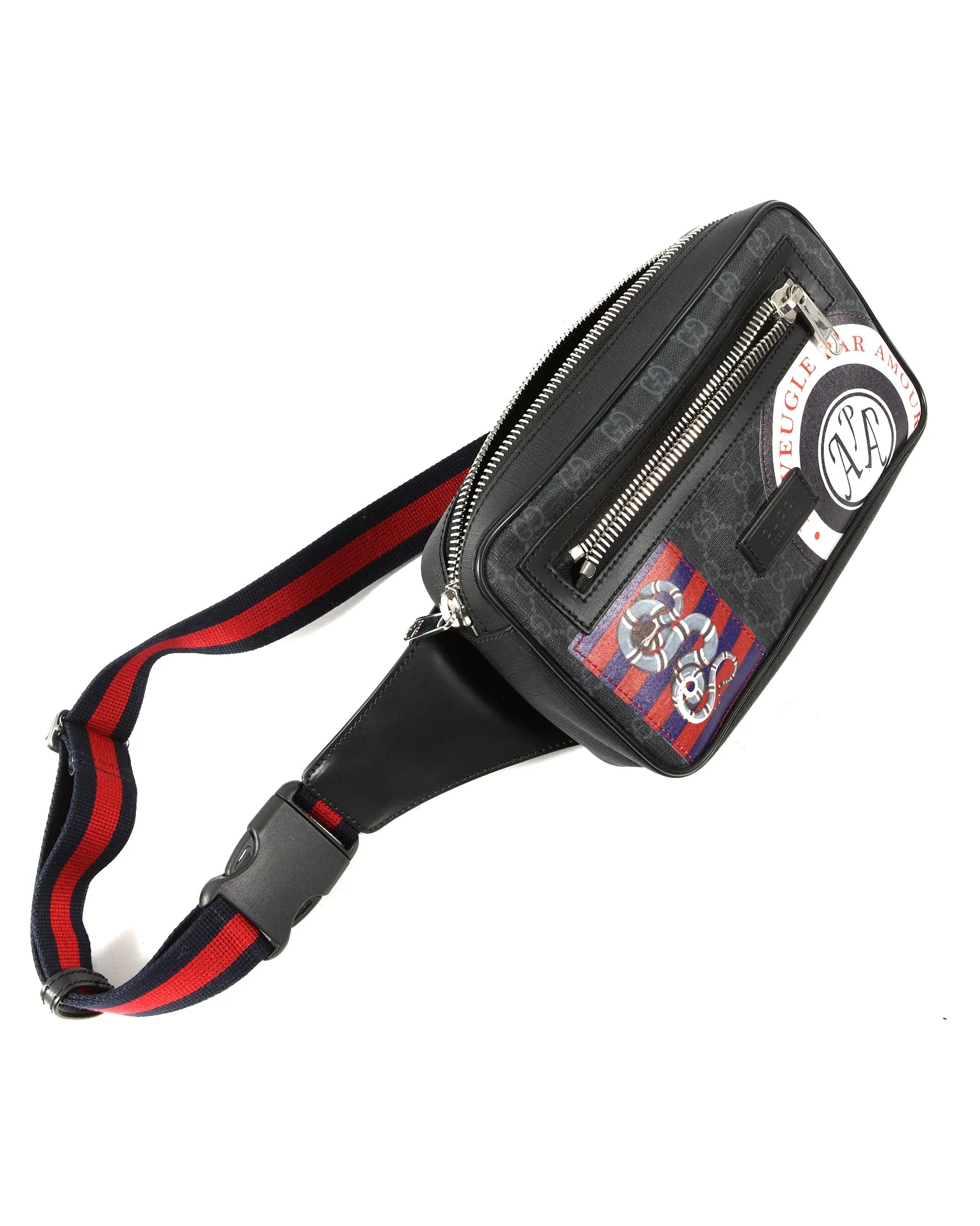 Gucci GG Supreme Night Courrier Bum Bag