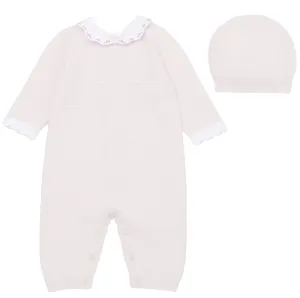Hallie Pink Knit All in One and Hat