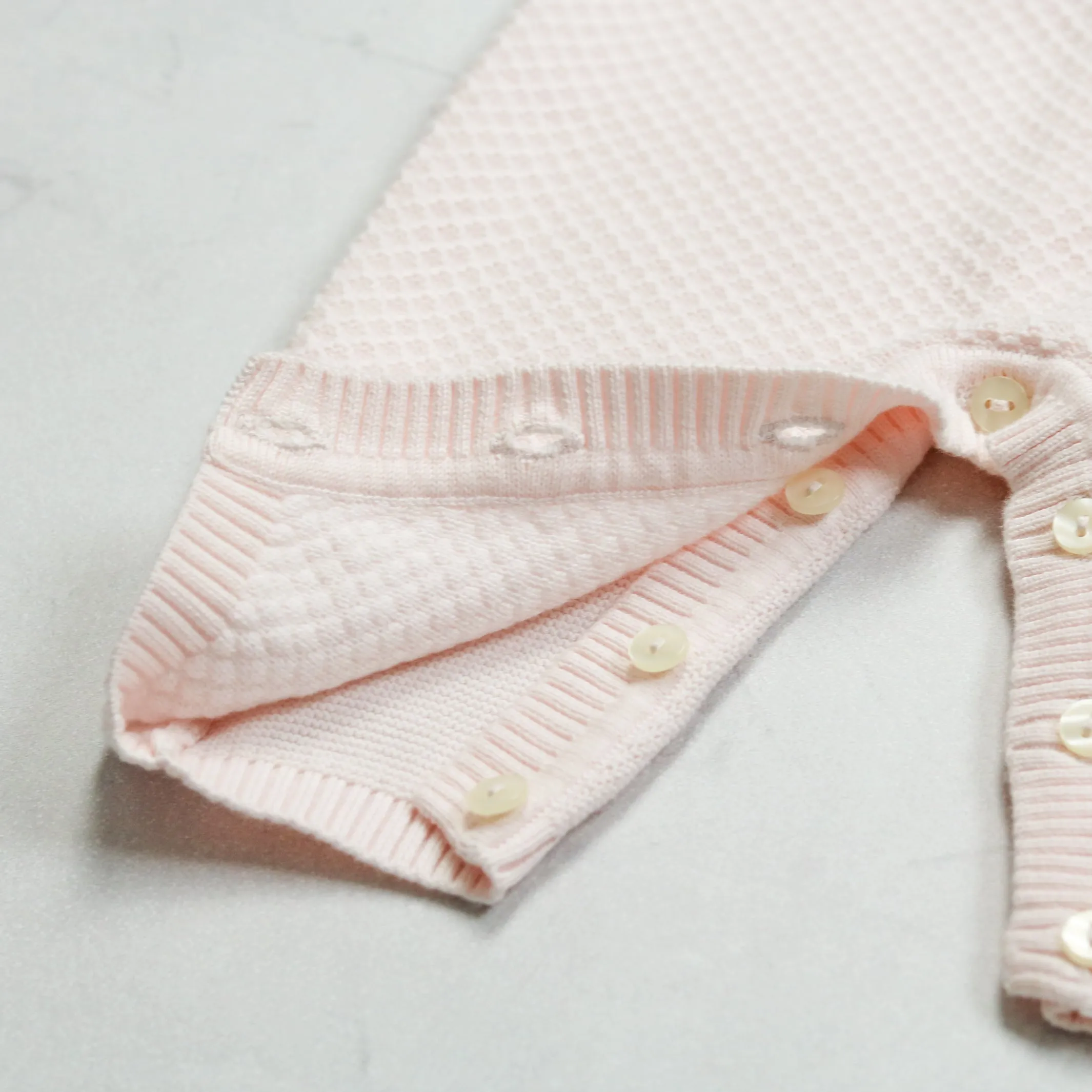 Hallie Pink Knit All in One and Hat