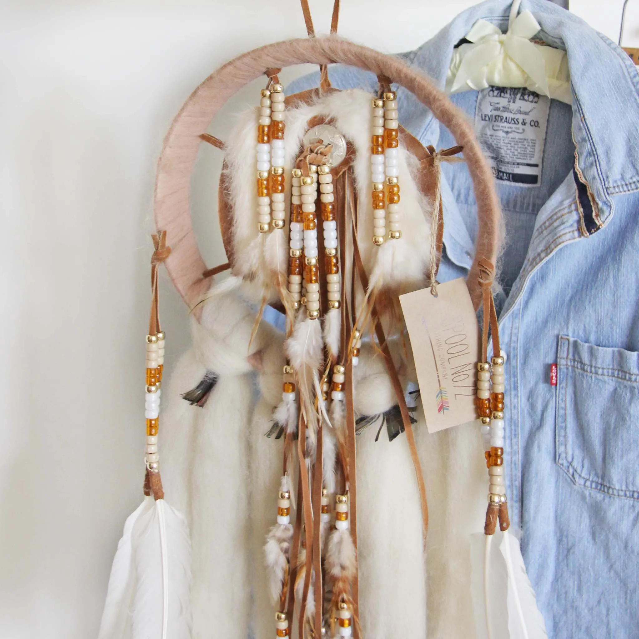 Handmade Medium Feather Dreamcatcher