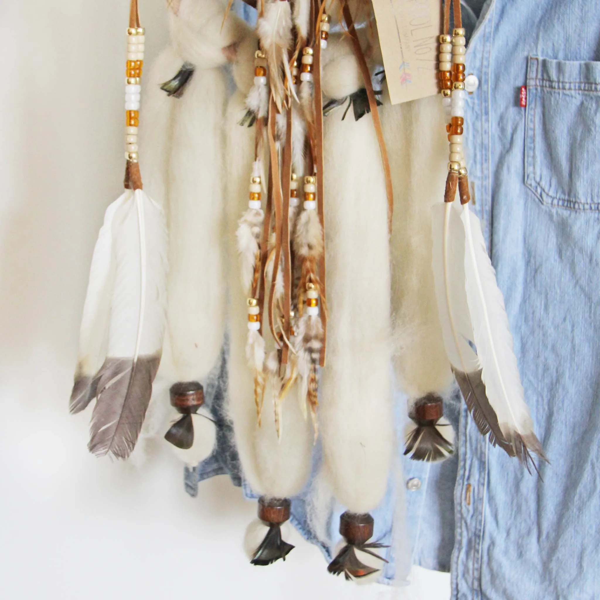 Handmade Medium Feather Dreamcatcher