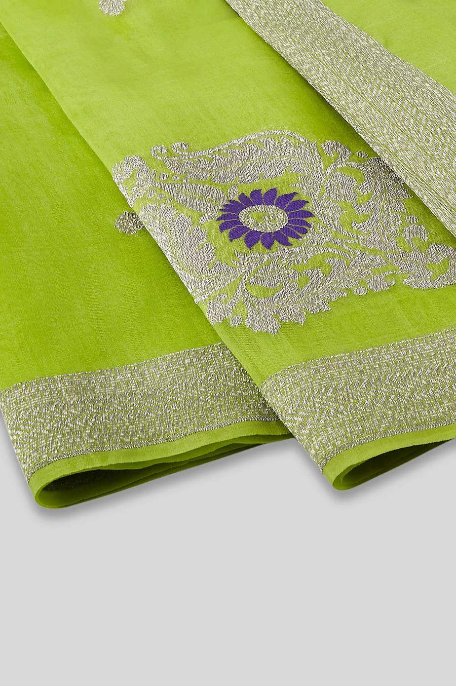 Handwoven Silk Engineered Organza Dupatta
