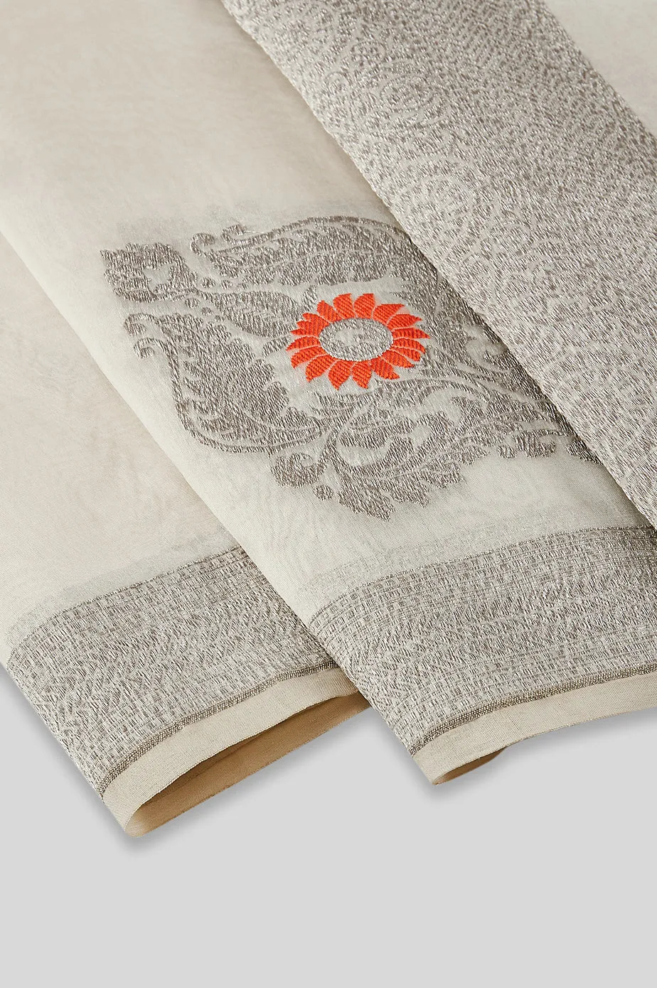 Handwoven Silk Engineered Organza Dupatta