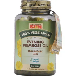 Health From The Sun Evening Primrose Oil, Cold Pressed Vegetarian
