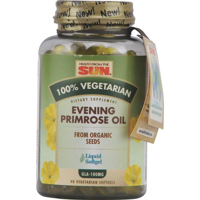 Health From The Sun Evening Primrose Oil, Cold Pressed Vegetarian