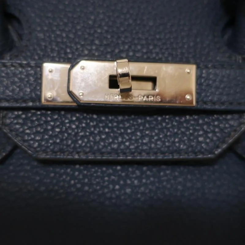 HERMES BIRKIN 35CM BLUE DE MALT CLEMENCE LEATHER PALLADIUM HARDWARE 2009