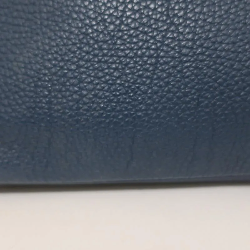 HERMES BIRKIN 35CM BLUE DE MALT CLEMENCE LEATHER PALLADIUM HARDWARE 2009