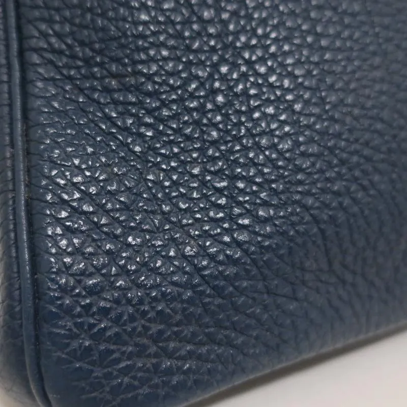 HERMES BIRKIN 35CM BLUE DE MALT CLEMENCE LEATHER PALLADIUM HARDWARE 2009
