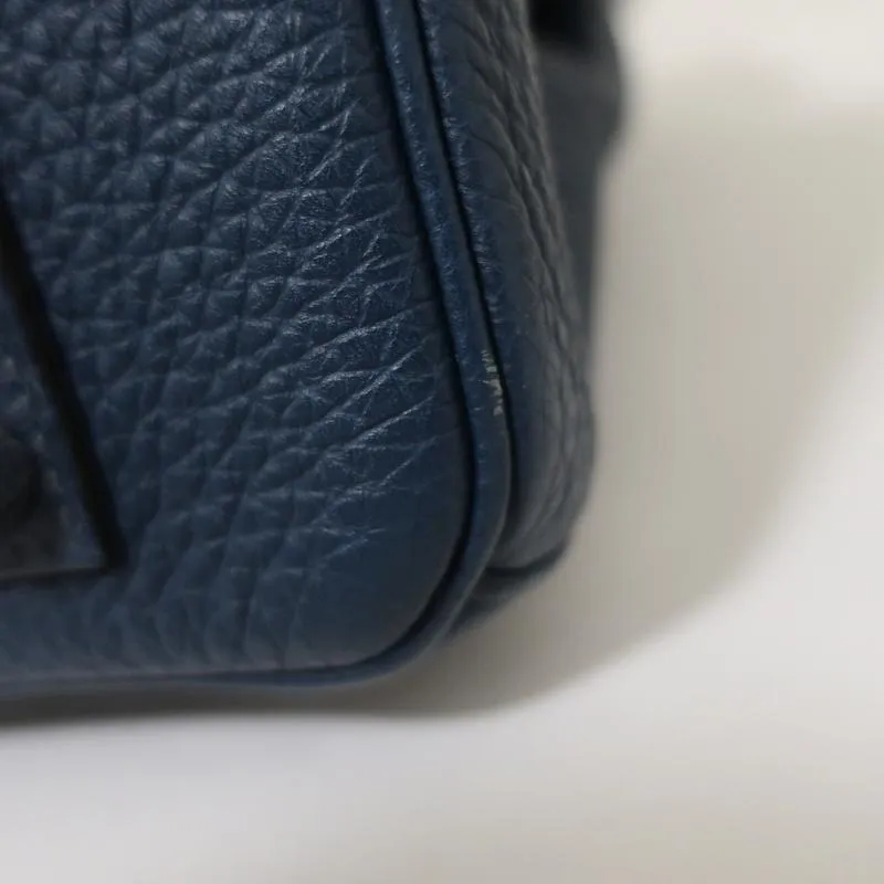 HERMES BIRKIN 35CM BLUE DE MALT CLEMENCE LEATHER PALLADIUM HARDWARE 2009