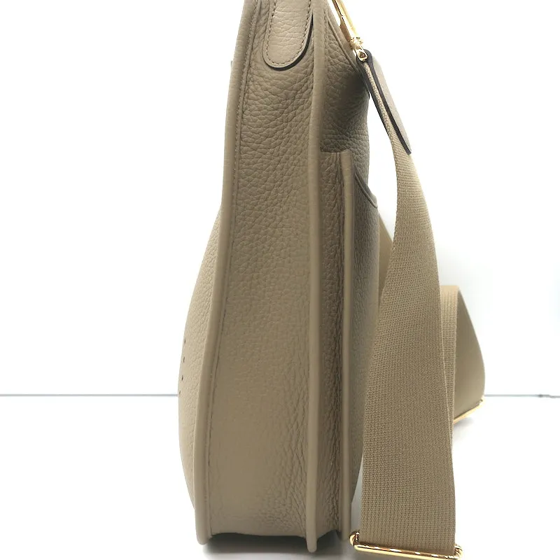 Hermes Evelyne III 29 Crossbody Bag Marfa Leather Gold Hardware NEW