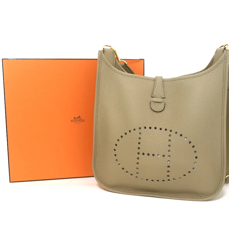 Hermes Evelyne III 29 Crossbody Bag Marfa Leather Gold Hardware NEW