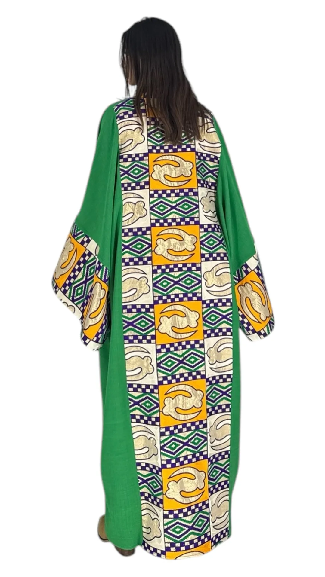 Hills green abaya