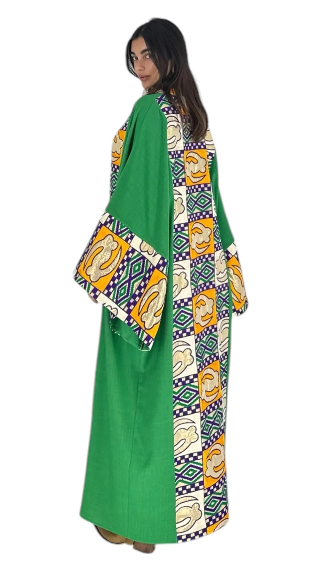 Hills green abaya