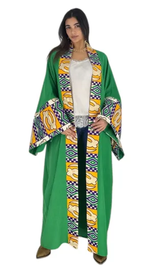 Hills green abaya