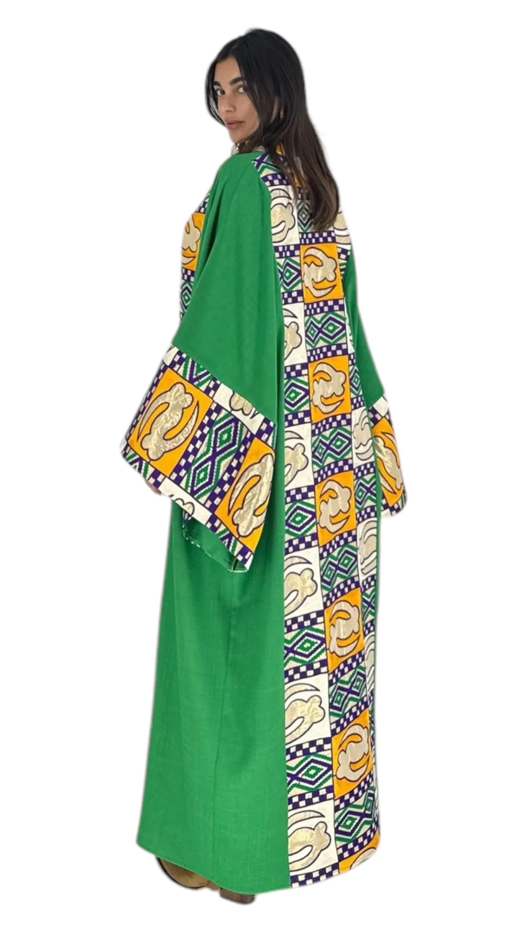 Hills green abaya