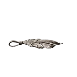 Horizon Blue Silver Twist Feather