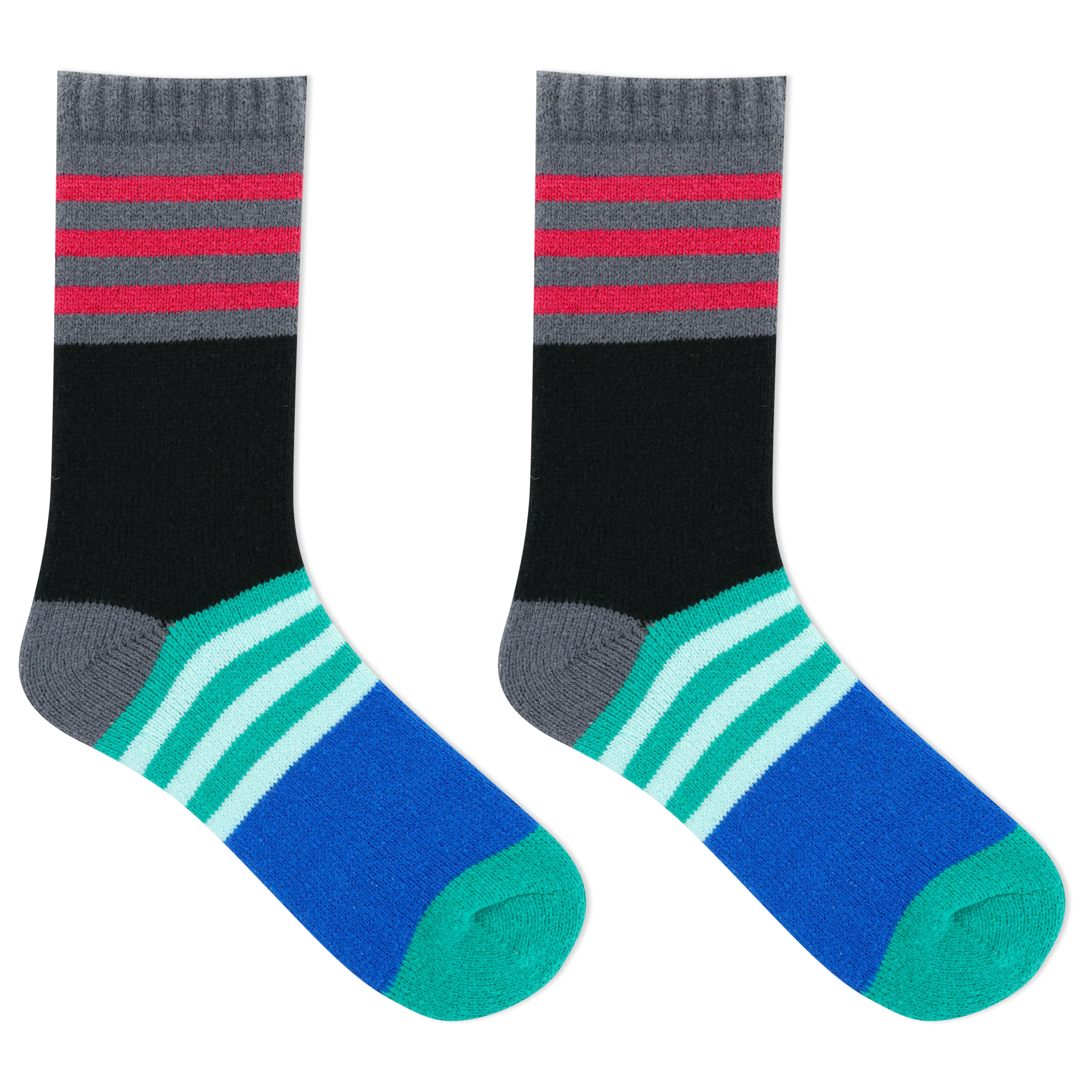 HOTSOX Women's Stripe Boot Crew Sock
