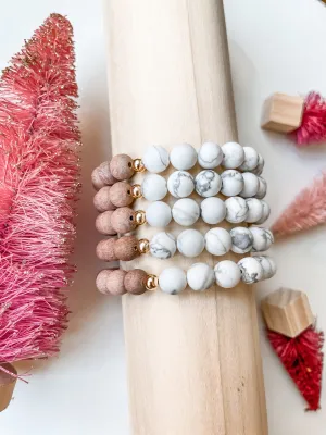 Howlite Diffuser Stacker