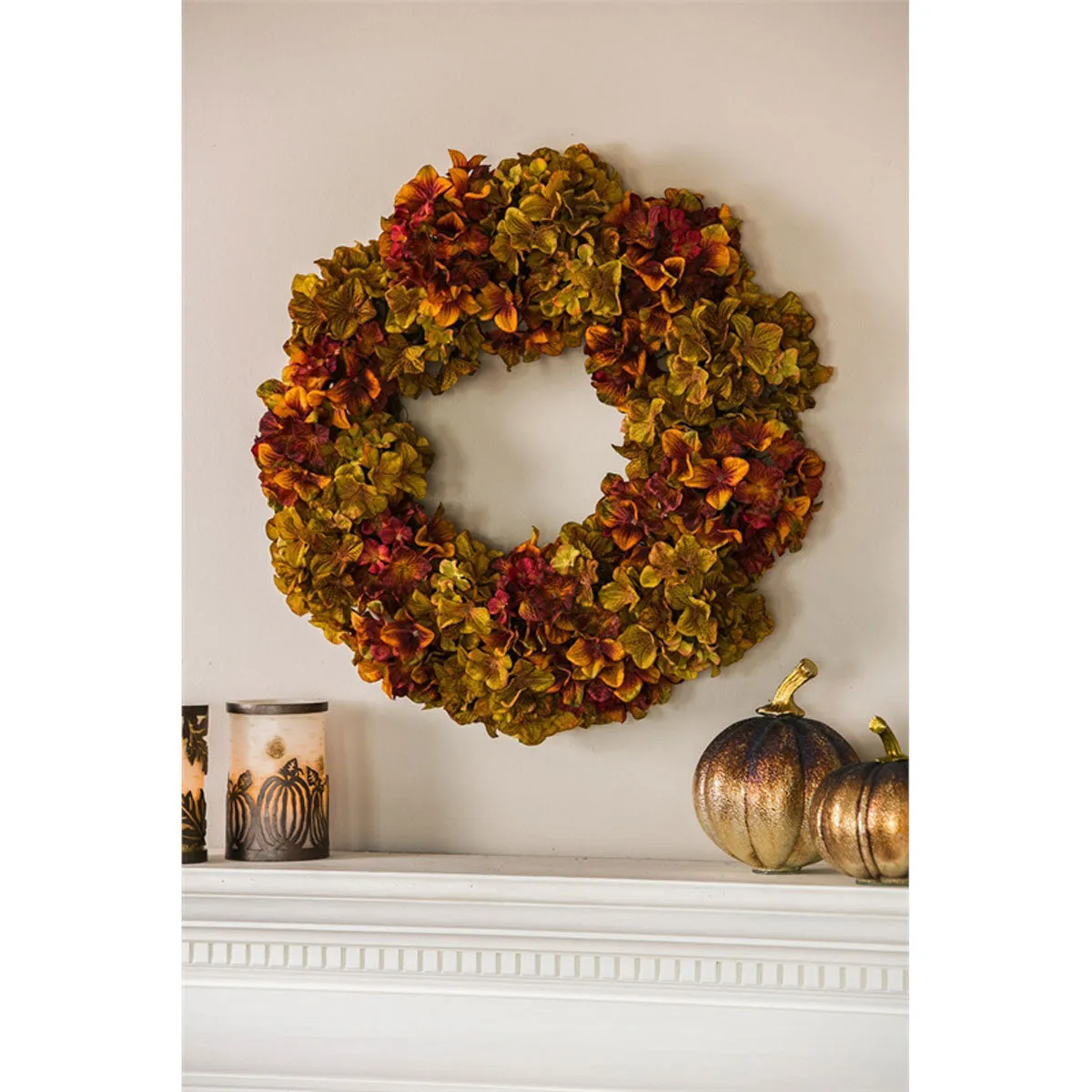 Hydrangea Grapevine Wreath