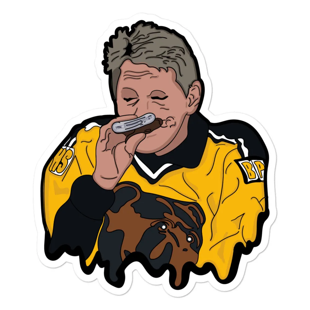 Iconic Bruins Flask Drinker Sticker