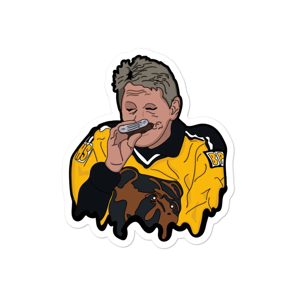 Iconic Bruins Flask Drinker Sticker