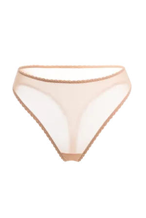 Iconic High Rise Thong | Nude