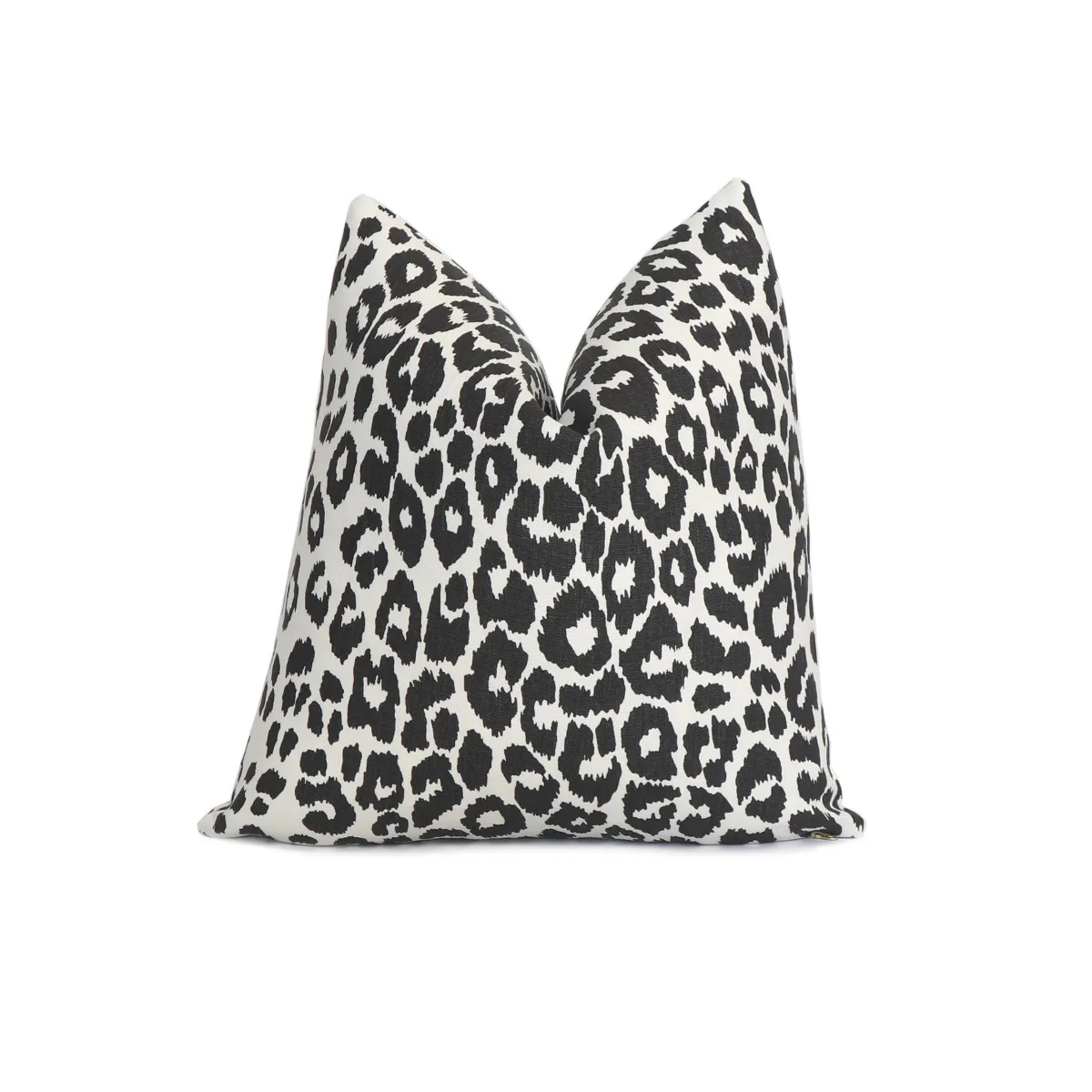 Iconic Leopard Pillow - Graphite