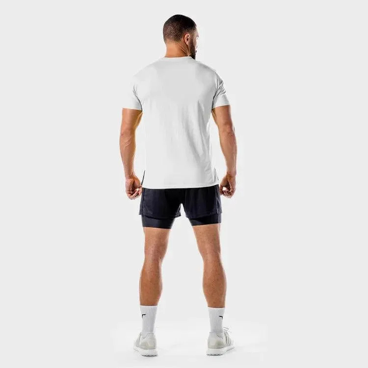 Iconic Muscle Tee - Stuttermabolur - Hvítur