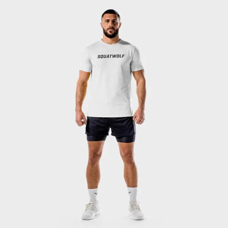 Iconic Muscle Tee - Stuttermabolur - Hvítur