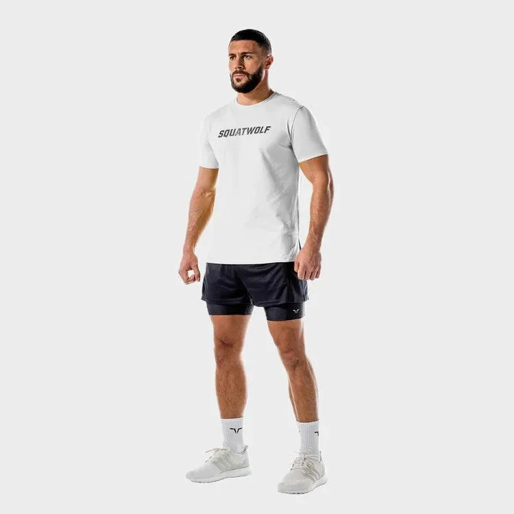 Iconic Muscle Tee - Stuttermabolur - Hvítur
