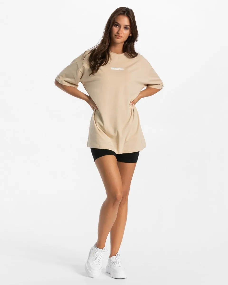 Iconic Oversized T-Shirt "Nude"