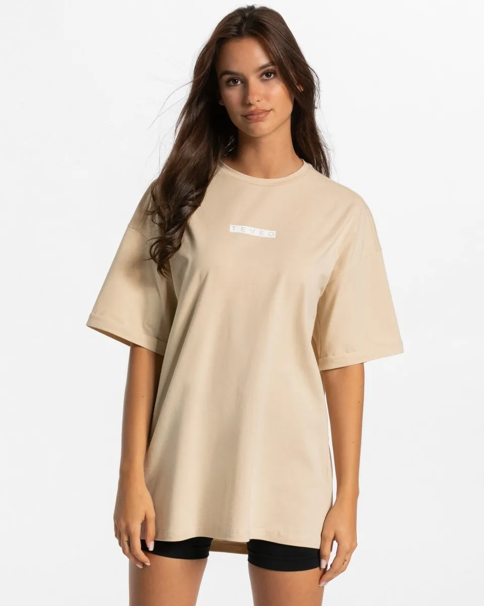 Iconic Oversized T-Shirt "Nude"