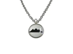 Iconic Pyramid Pendant Necklace