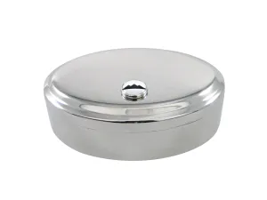 Iconic Pyramid Pendant Oval Trinket Jewelry Box