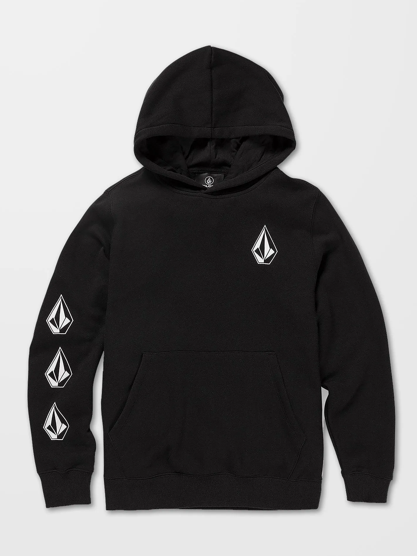 Iconic Stone Kapuzenpullover - BLACK - (KINDER)