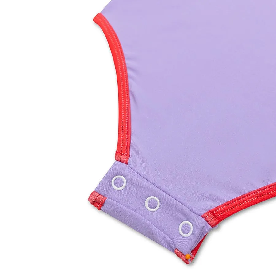 Iconic Tones | Paars Meisjes UV Badpak