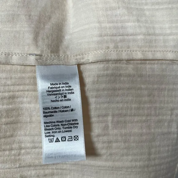 J.CREW Size S Warm Sesame Halter skirt in airy gauze