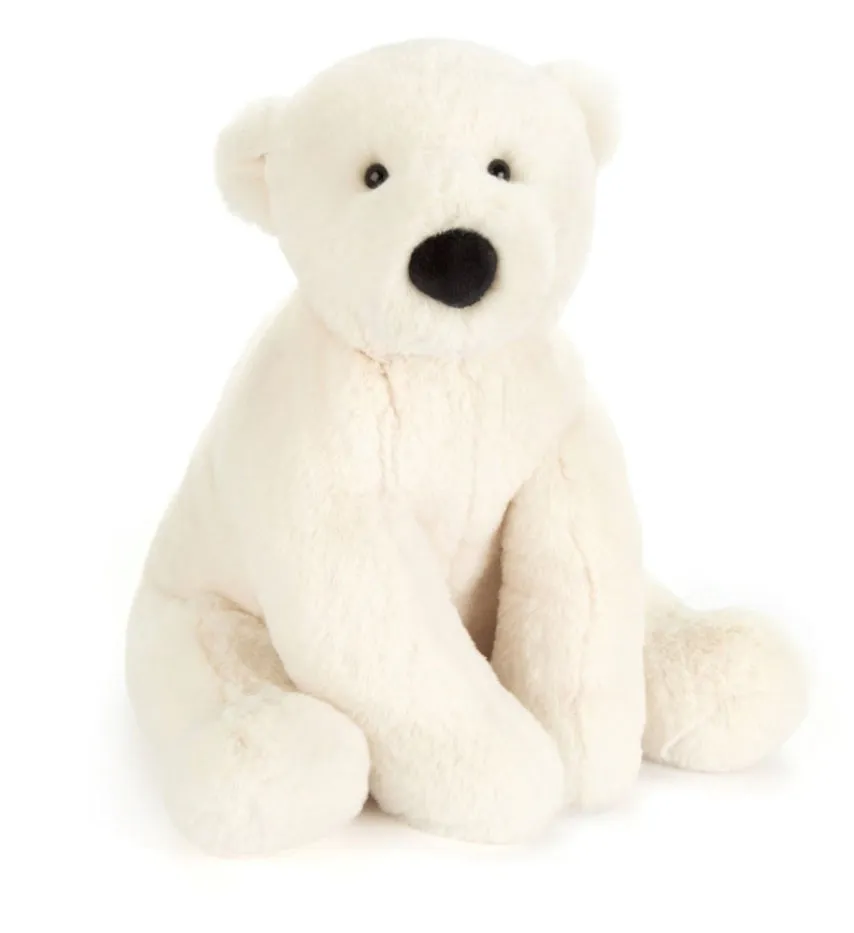 Jellycat The Playful Polar Bears Book And Perry Polar Bear Medium