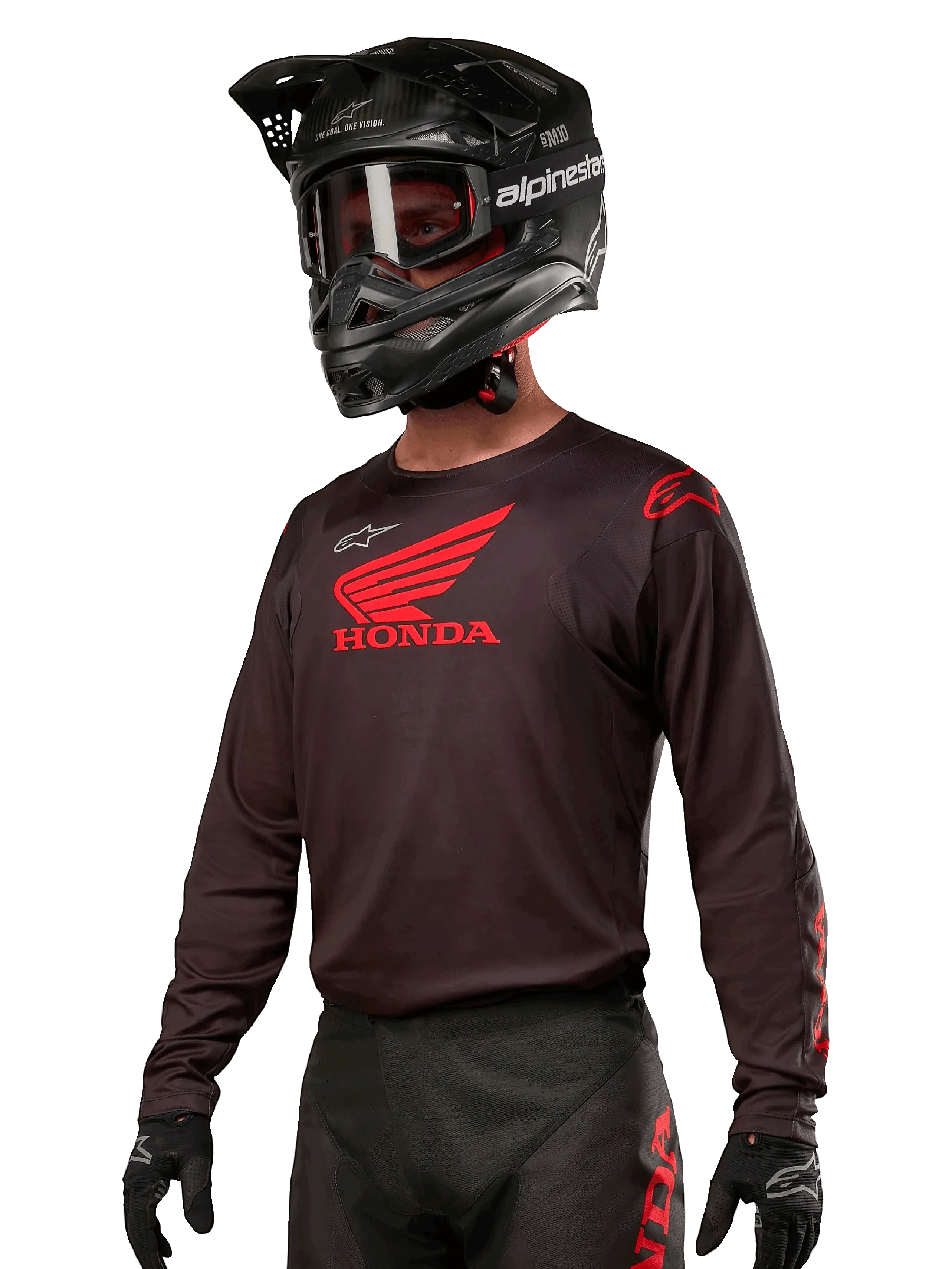 Jersey Alpinestars Honda Racer Iconic Negro
