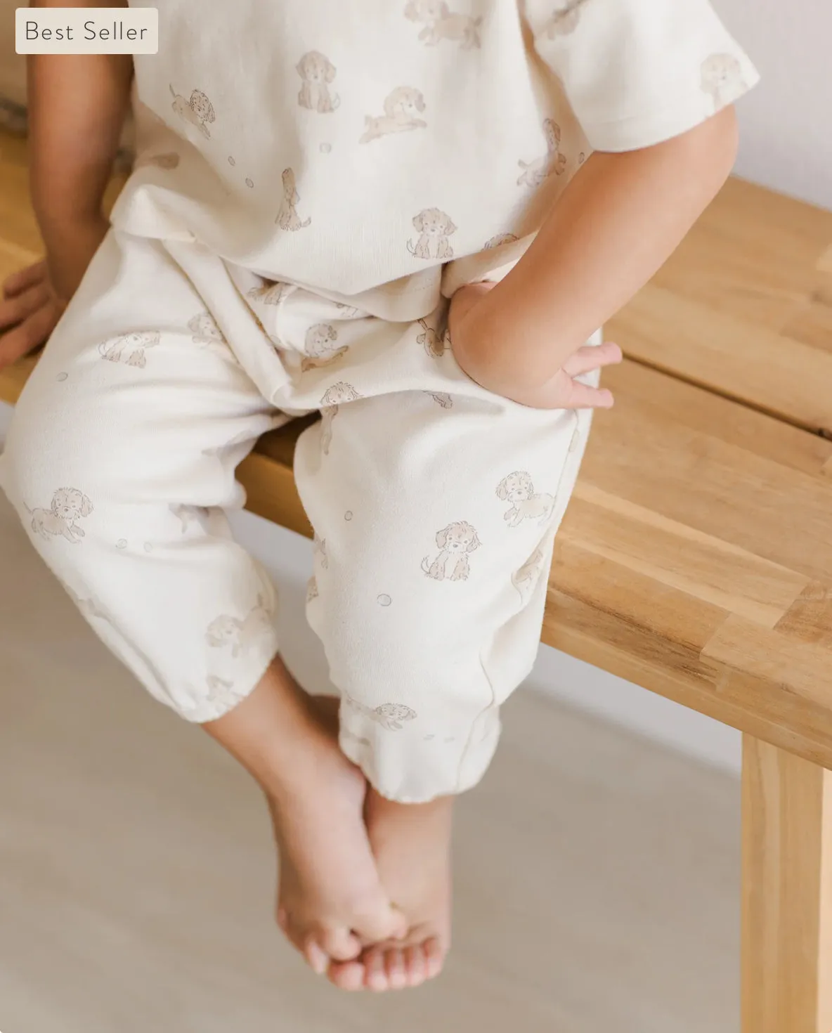 Jersey Tee   Pant Set - Puppies