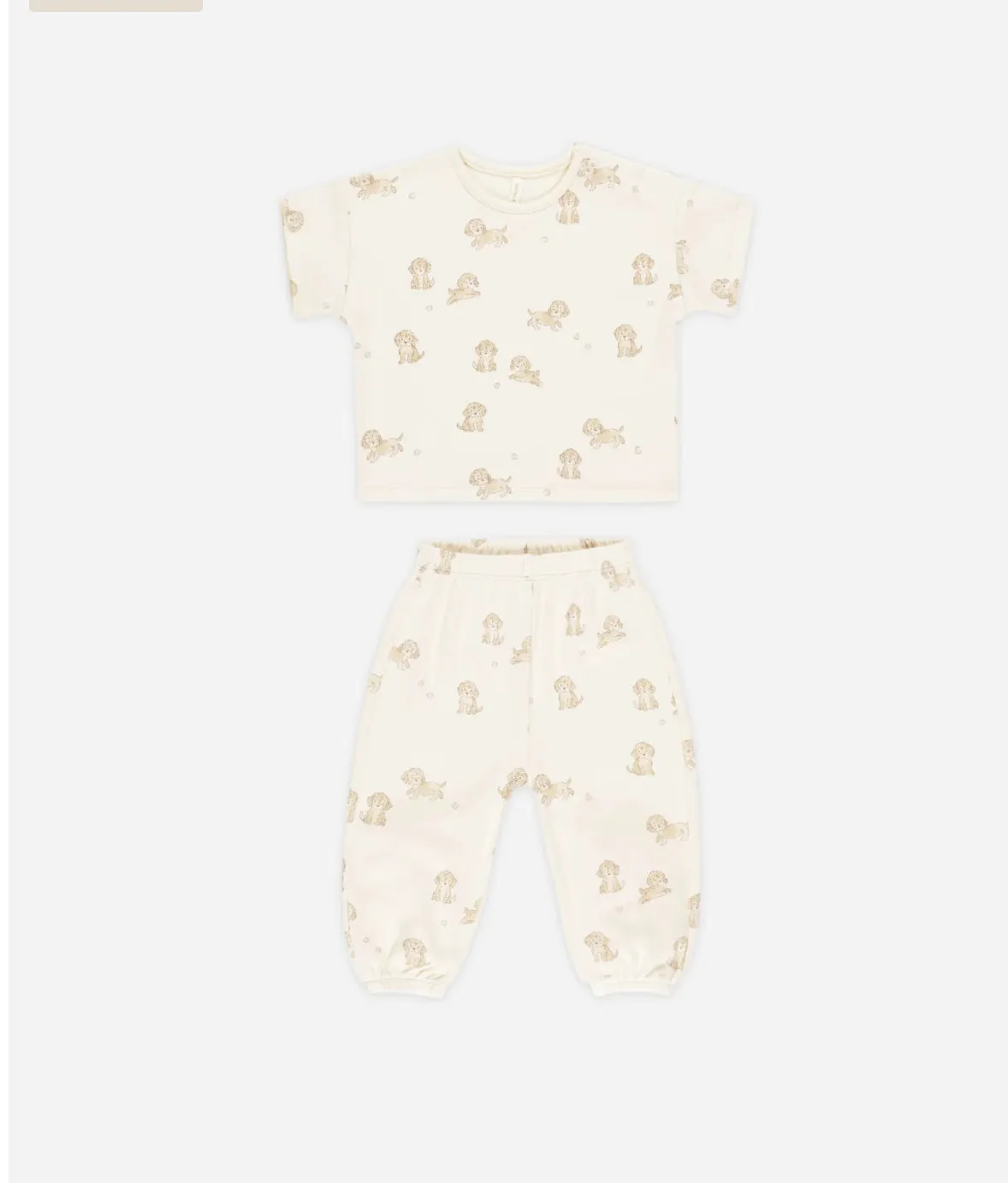 Jersey Tee   Pant Set - Puppies