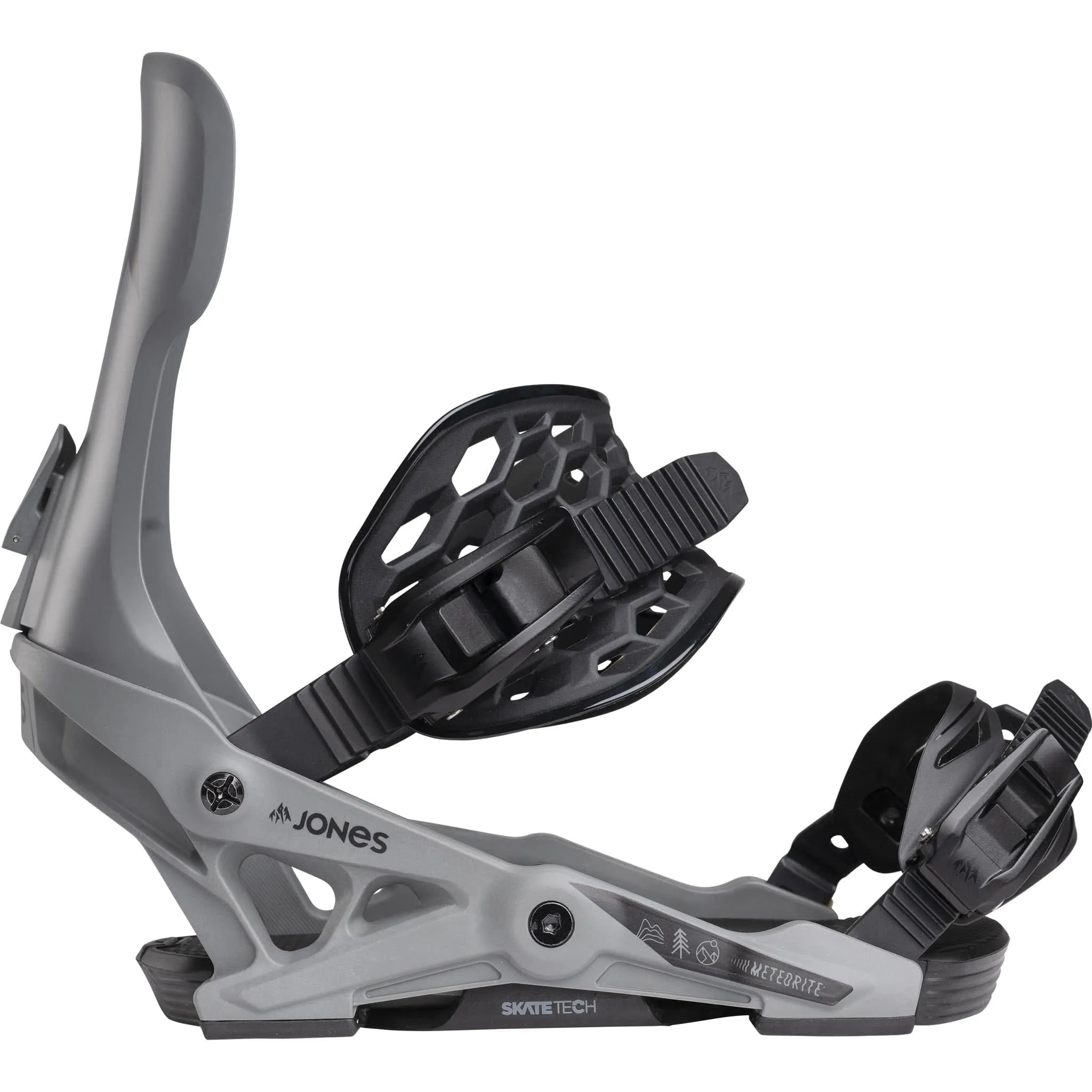 Jones Meteorite Snowboard Binding Gray 2025