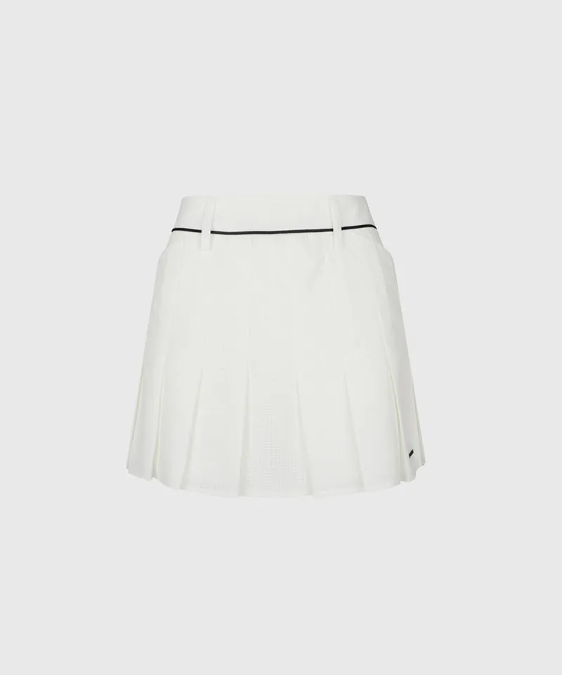 KANDINI Airy Pleats Skirt - Ivory